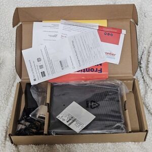 Frontier Arris NVG443B DSL Modem Router WiFi Dual-Band 2.4/5GHz w/Adapter Tested